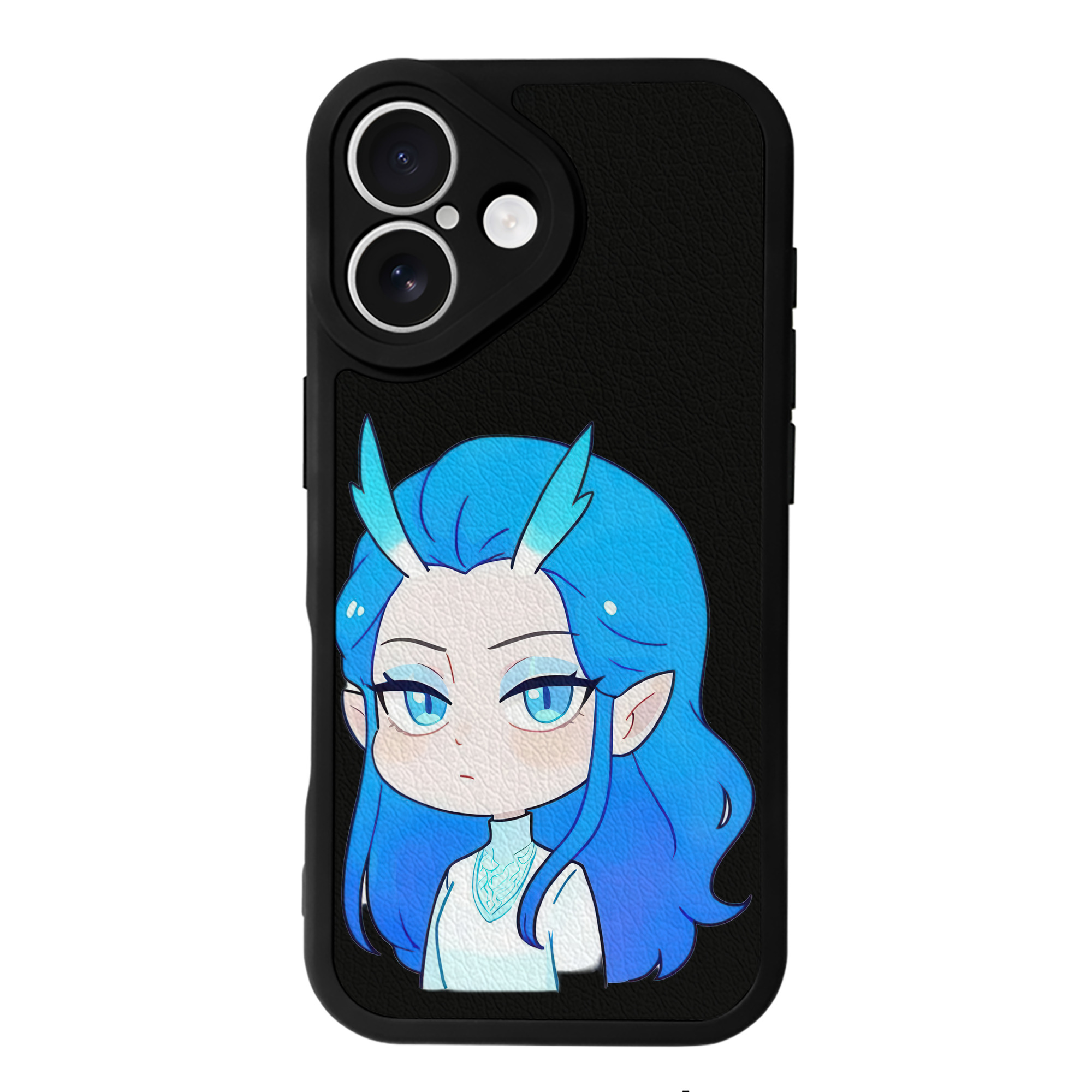 （画像用） Ne Zha 2 ナタ 魔童の大暴れ 【iPhone 16シリーズ対応】シリコンスマホケース（レザー調） 材質：シリコン